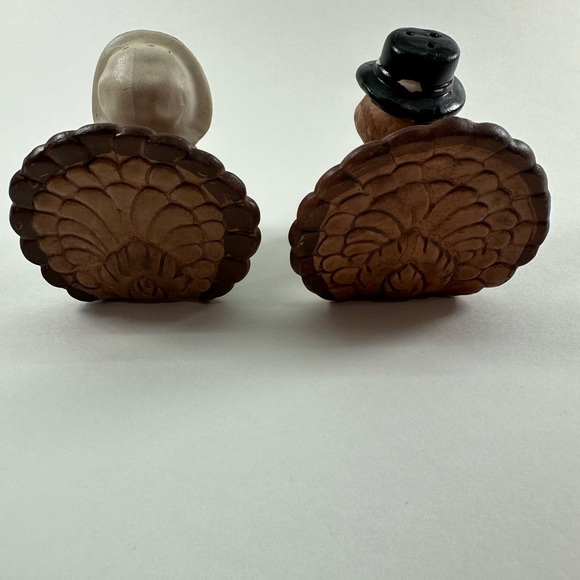 Vintage Hermitage Pottery Limited Edition Turkey Salt and Pepper Shakers in Box - Picture 7 of 10